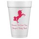 Unicorn Styrofoam Cups Image 2 of 2