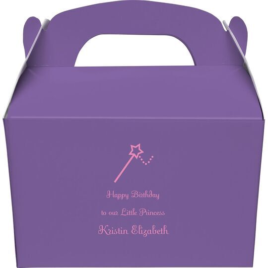 Magical Wand Gable Favor Boxes
