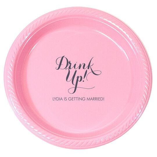 Drink Up Plastic Plates