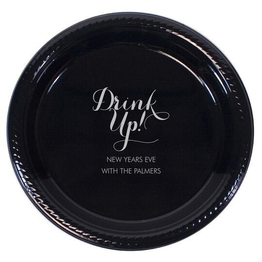 Drink Up Plastic Plates