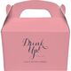 Drink Up Gable Favor Boxes Image 2 of 4