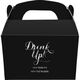 Drink Up Gable Favor Boxes Image 4 of 4