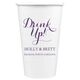 Drink Up Paper Coffee Cups Image 1 of 4