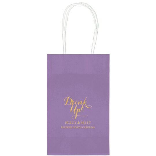 Drink Up Medium Twisted Handled Bags