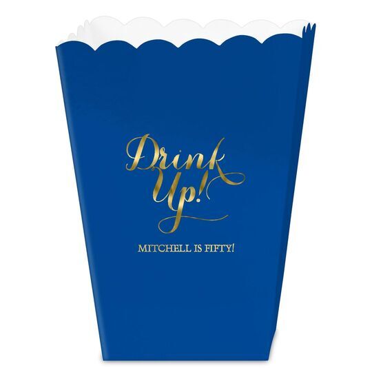 Drink Up Mini Popcorn Boxes