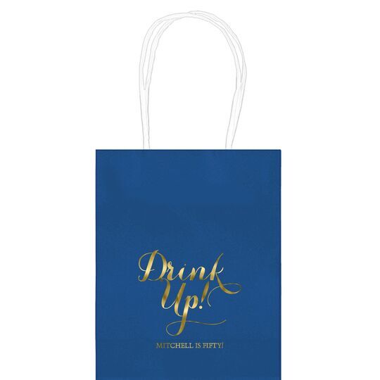 Drink Up Mini Twisted Handled Bags