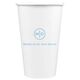Circle Initials Paper Coffee Cups Image 1 of 4