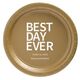 Bold Best Day Ever Paper Plates Image 1 of 6