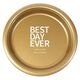 Bold Best Day Ever Plastic Plates Image 1 of 6