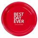 Bold Best Day Ever Plastic Plates Image 4 of 6