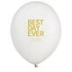 Bold Best Day Ever Latex Balloons Image 1 of 6