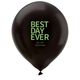 Bold Best Day Ever Latex Balloons Image 6 of 6