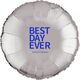 Bold Best Day Ever Mylar Balloons Image 3 of 6