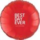 Bold Best Day Ever Mylar Balloons Image 5 of 6