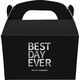 Bold Best Day Ever Gable Favor Boxes Image 6 of 6