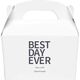Bold Best Day Ever Gable Favor Boxes Image 5 of 6