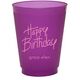 Fun Happy Birthday Colored Shatterproof Cups Image 1 of 2