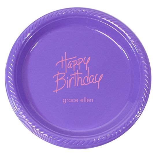 Fun Happy Birthday Plastic Plates