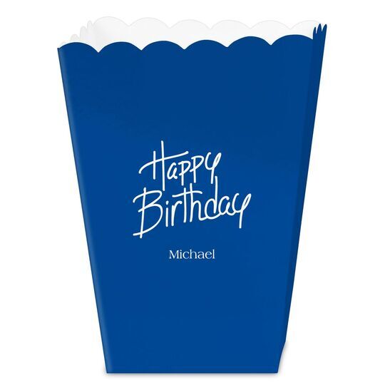 Fun Happy Birthday Mini Popcorn Boxes