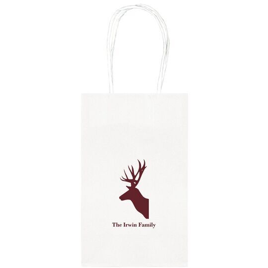 Deer Buck Medium Twisted Handled Bags