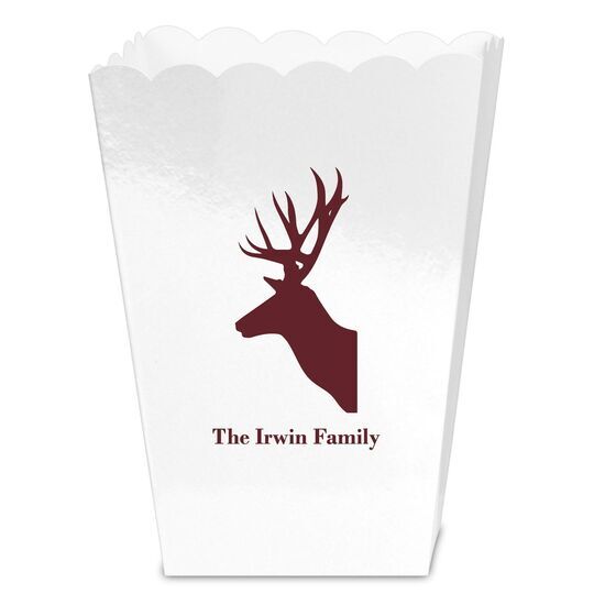 Deer Buck Mini Popcorn Boxes