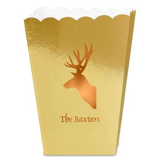 Deer Buck Mini Popcorn Boxes