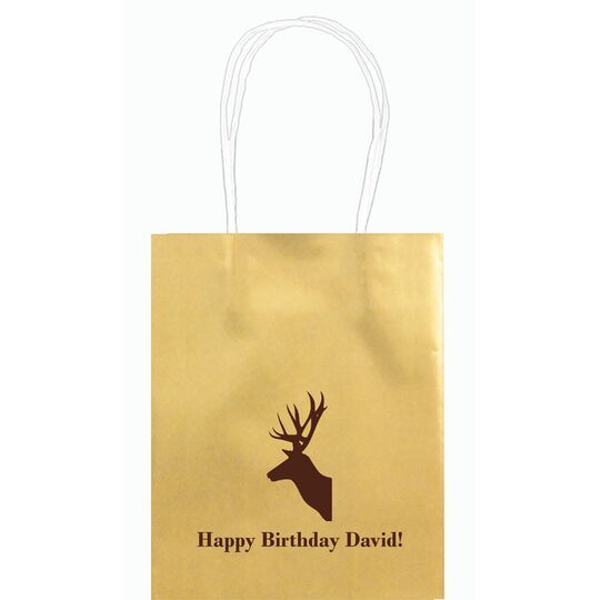 Deer Buck Mini Twisted Handled Bags