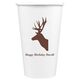 Deer Buck Paper Coffee Cups Image 2 of 3