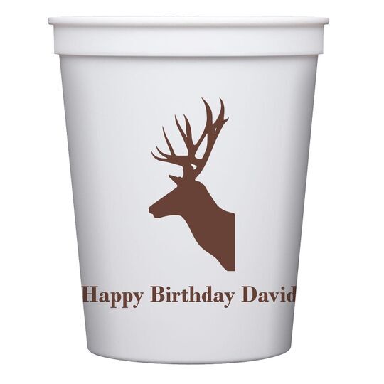 Deer Buck Stadium Cups