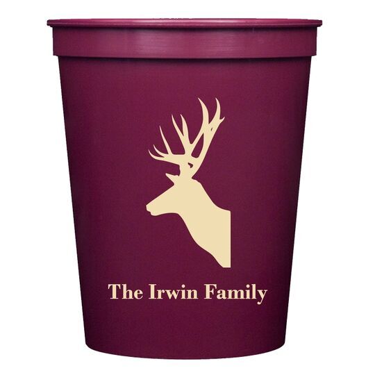 Deer Buck Stadium Cups