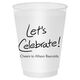 Fun Let's Celebrate Shatterproof Cups Image 1 of 4