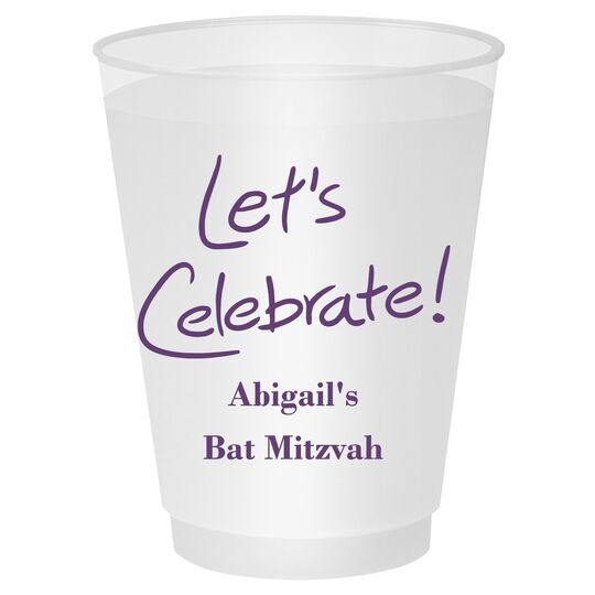 Fun Let's Celebrate Shatterproof Cups