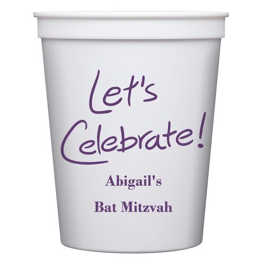 Fun Let's Celebrate Stadium Cups