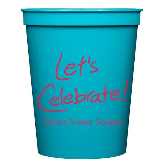 Fun Let's Celebrate Stadium Cups