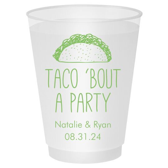 Taco Bout A Party Shatterproof Cups