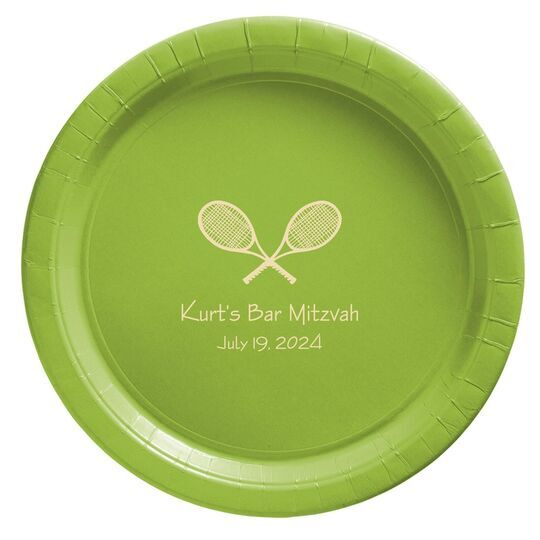 Tennis Paper Plates