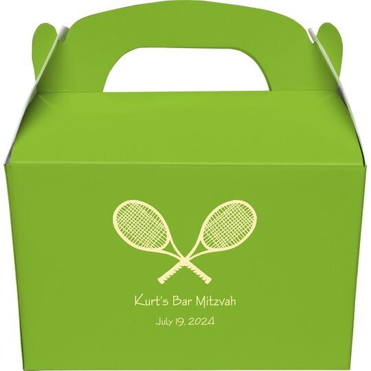 Tennis Gable Favor Boxes