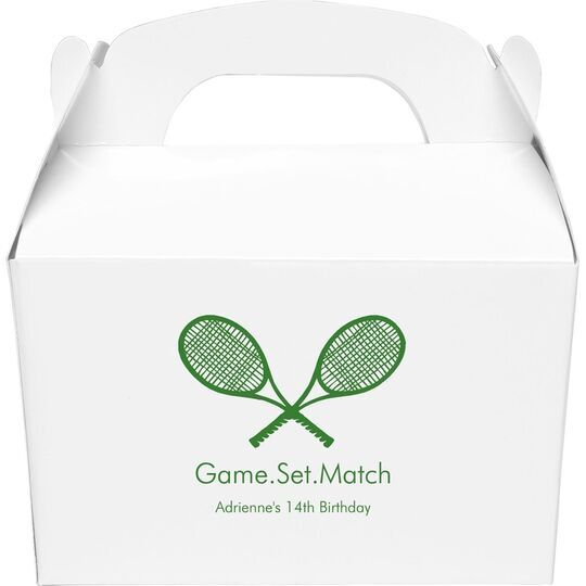 Tennis Gable Favor Boxes