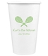 Tennis Paper Coffee Cups Image 2 of 2