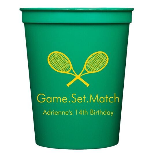 Tennis Stadium Cups