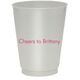 Basic Text of Your Choice Colored Shatterproof Cups Image 2 of 3