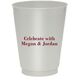 Basic Text of Your Choice Colored Shatterproof Cups Image 1 of 3