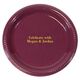 Basic Text of Your Choice Plastic Plates Image 1 of 3