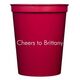 Basic Text of Your Choice Stadium Cups Image 2 of 3
