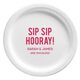 Bold Sip Sip Hooray Paper Plates Image 4 of 4