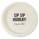 Bold Sip Sip Hooray Plastic Plates Image 2 of 4