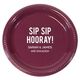 Bold Sip Sip Hooray Plastic Plates Image 4 of 4