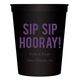 Bold Sip Sip Hooray Stadium Cups Image 2 of 4