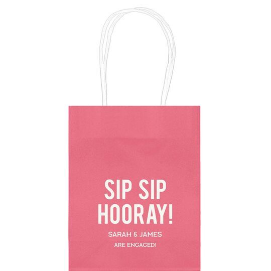 Bold Sip Sip Hooray Mini Twisted Handled Bags