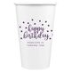 Confetti Dots Happy Birthday Paper Coffee Cups Image 4 of 4